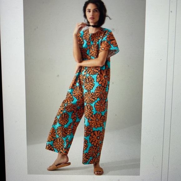 Anthropologie Porridge Efffie jumpsuit size M NWT - Picture 8 of 8